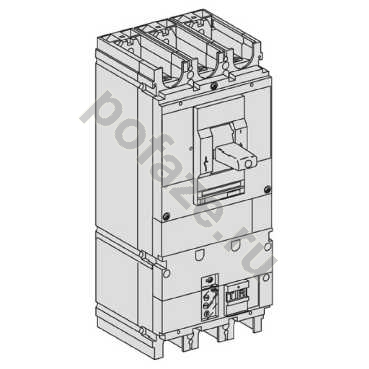 Автоматический выключатель стационарный Schneider Electric NS400N 3П 400А 50кА (IP40)