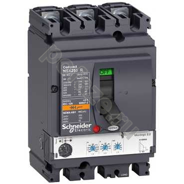 Автоматический выключатель стационарный Schneider Electric Compact NS630 3П 250А 200кА (IP30)