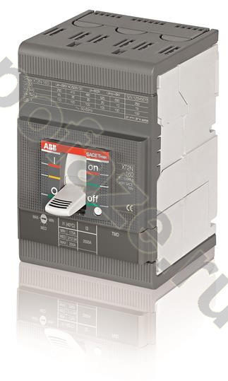 Автоматический выключатель стационарный ABB Tmax XT2H 3П 80А 70кА F F (IP40)