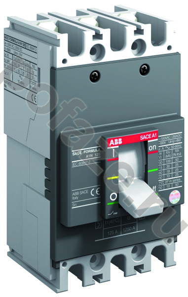 ABB A1C 125 TMF 3П 125А 25кА F F (IP20)