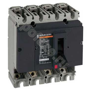 Автоматический выключатель стационарный Schneider Electric Compact NS250L 4П 250А 150кА (IP40)