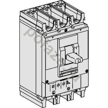 Автоматический выключатель стационарный Schneider Electric NS400DC 4П 400А 70кА (IP40)