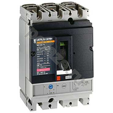 Автоматический выключатель стационарный Schneider Electric Compact NS160H 3П 160А 70кА (IP40)