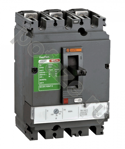 Schneider Electric EasyPact CVS 250F 3П 250А 36кА