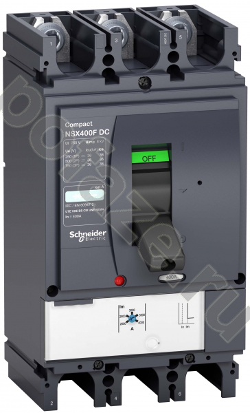 Автоматический выключатель стационарный Schneider Electric Compact NSX400F 3П 400А 36кА (IP30)