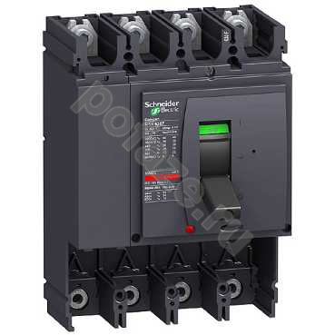 Автоматический выключатель стационарный Schneider Electric NSX630H 4П 630А 100кА (IP40)