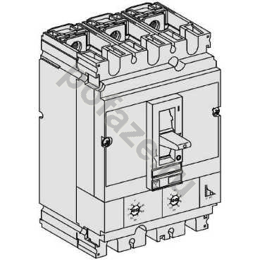 Автоматический выключатель стационарный Schneider Electric Compact NS250L 3П 250А 150кА (IP40)