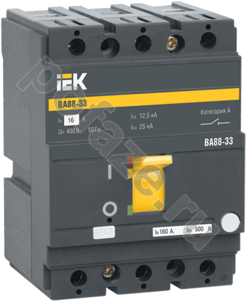 Автоматический выключатель IEK ВА88-33 3П 100А 35кА (IP20)
