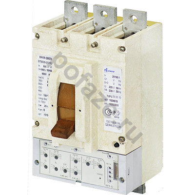 Автоматический выключатель Контактор ВА08-0401Н-341810 3П 400А 24кА (IP20)