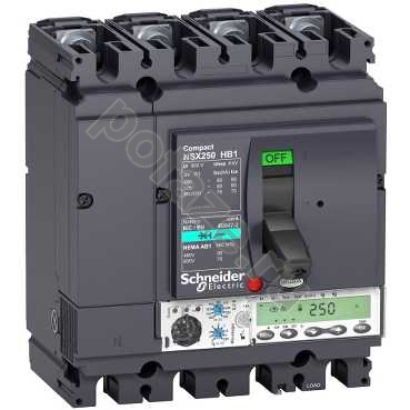 Автоматический выключатель стационарный Schneider Electric Compact NS630 4П 40А 85кА (IP30)