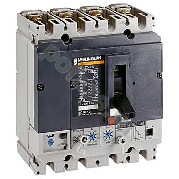 Автоматический выключатель стационарный Schneider Electric Compact NS250N 4П 250А 36кА (IP40)