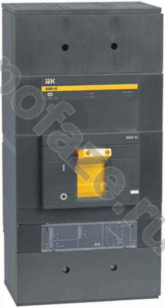 Автоматический выключатель стационарный IEK ВА88-43 3П 1000А 50кА (IP20)