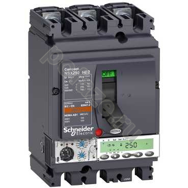 Автоматический выключатель стационарный Schneider Electric Compact NS630 3П 250А 100кА (IP30)