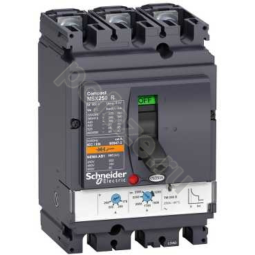 Автоматический выключатель стационарный Schneider Electric Compact NS630 3П 100А 200кА (IP30)