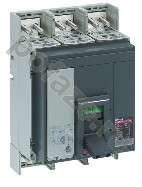 Автоматический выключатель стационарный Schneider Electric Compact NS800N 3П 800А 50кА (IP40)