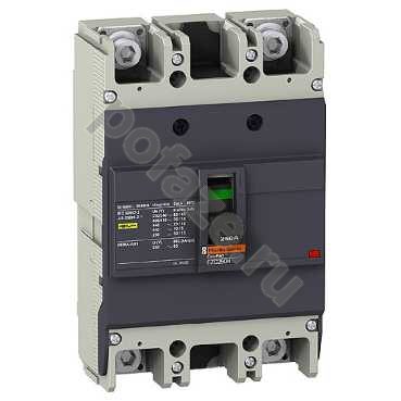 Автоматический выключатель стационарный Schneider Electric EasyPact EZC 250H 2П 250А 36кА (IP20)