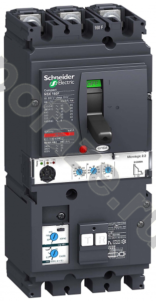 Автоматический выключатель стационарный Schneider Electric Compact NSX160F 3П 160А 36кА (IP40)