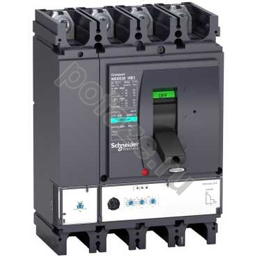 Автоматический выключатель стационарный Schneider Electric Compact NS630 4П 630А 85кА (IP40)