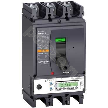 Автоматический выключатель стационарный Schneider Electric Compact NS630 3П 500А 200кА (IP30)