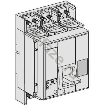 Автоматический выключатель стационарный Schneider Electric Compact NS630 4П 1600А 70кА (IP40)