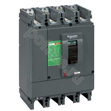 Автоматический выключатель стационарный Schneider Electric EasyPact EZC 400 4П 400А 25кА (IP20)