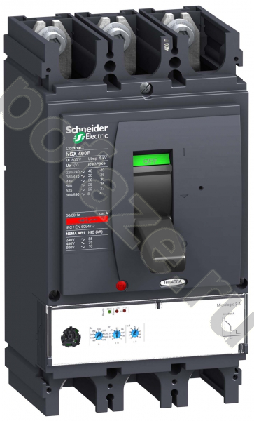 Автоматический выключатель стационарный Schneider Electric Compact NSX400F 3П 250А 36кА (IP30)