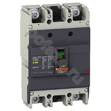 Автоматический выключатель стационарный Schneider Electric EasyPact EZC 250 2П 250А 36кА (IP20)