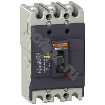 Schneider Electric EasyPact EZC 100H 3П 100А 30кА (IP20)