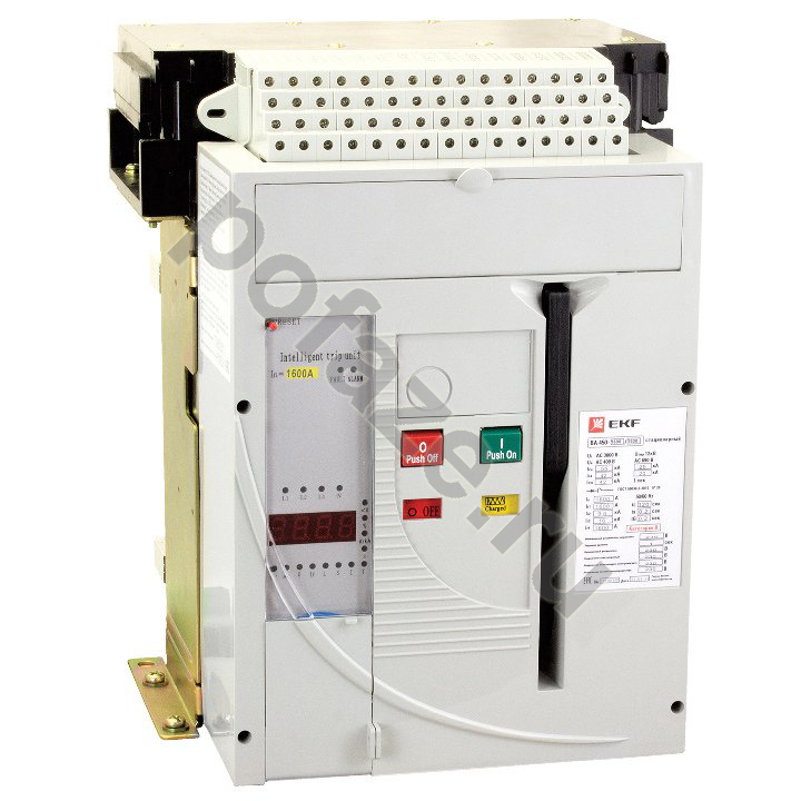 Автоматический выключатель стационарный EKF ВА-450 1600 PROxima 3П 630А 55кА
