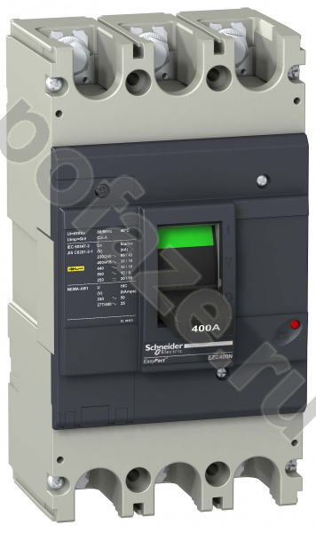 Автоматический выключатель стационарный Schneider Electric EasyPact EZC 400 3П 250А 36кА (IP20)