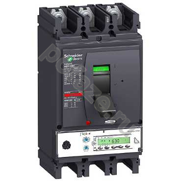 Автоматический выключатель стационарный Schneider Electric Compact NSX630F 3П 630А 36кА (IP30)