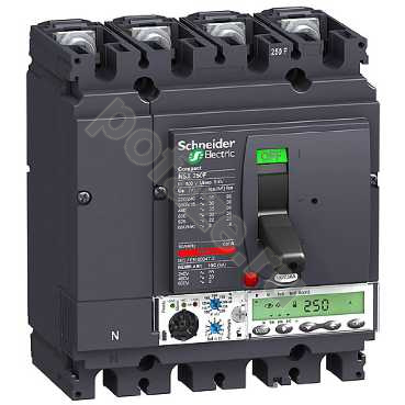 Автоматический выключатель стационарный Schneider Electric Compact NS630 4П 100А 25кА (IP30)