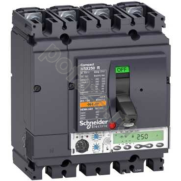 Автоматический выключатель стационарный Schneider Electric Compact NS630 4П 160А 200кА (IP30)