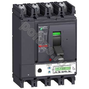 Автоматический выключатель стационарный Schneider Electric Compact NSX 4П 630А 36кА (IP30)