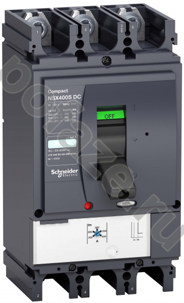 Автоматический выключатель стационарный Schneider Electric Compact NS630 3П 400А 100кА (IP30)