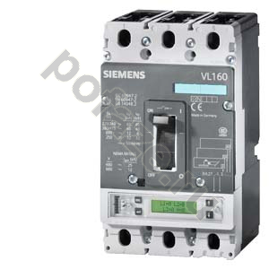 Siemens VL160L 4П 100А 1НО+1НЗ (IP20)