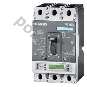 Автоматический выключатель стационарный Siemens VL160L 4П 160А 100кА (IP20)