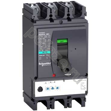 Автоматический выключатель стационарный Schneider Electric Compact NS630 3П 500А 85кА (IP30)