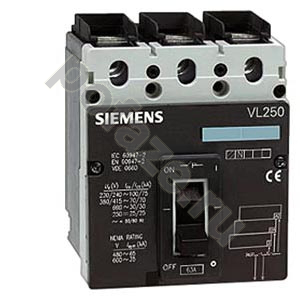 Автоматический выключатель стационарный Siemens VL630N 4П 630А 55кА (IP20)