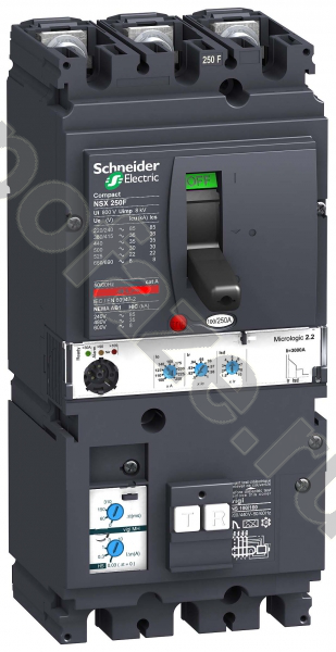 Автоматический выключатель стационарный Schneider Electric Compact NSX 3П 250А 36кА (IP40)