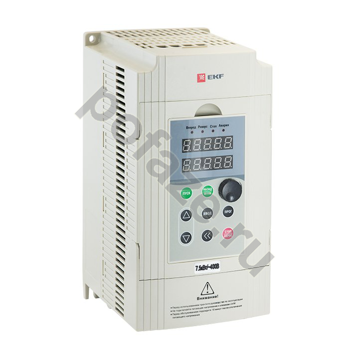 Преобразователь частоты EKF VECTOR-100 PROxima 7.5кВт 3Ф 380В (IP20, RS-485, прогр.)