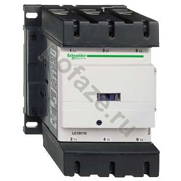 Контактор Schneider Electric TeSys D 115А 24В 60Гц 1НО+1НЗ (AC)