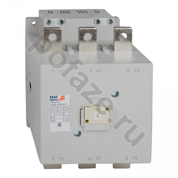 Контактор КЭАЗ OptiStart K3 316А 220-230В (AC/DC)