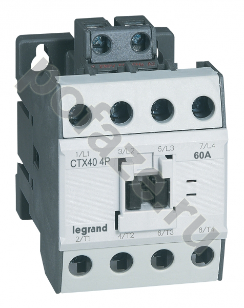 Контактор Legrand CTX-3 40А 195.5-253В 4НО (сил.) (AC)