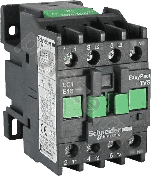 Контактор Schneider Electric EasyPact TVS E 18А 220В 1НЗ (AC)